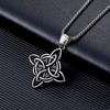 HannaFires Nordic Vintage Celtic Knot Pendant Viking Necklace Retro Accessory
