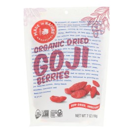 UD_Made in Nature-Sweet Dried Goji Berries Preserved Dragon Fruit Instant Powder Slice Case of 6-7 oz FD Process
