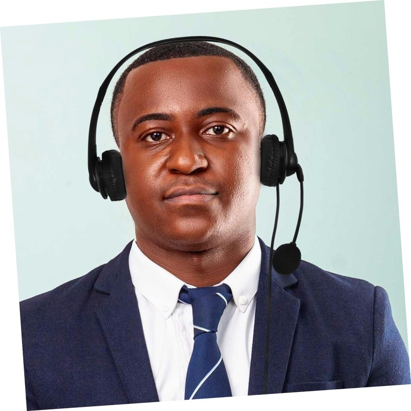 Operitacx Office USB Headset with Noise Cancelling Microphone Comfortable Over