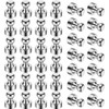 GOOZADA 50Pack Magnets for Whiteboard,Strong Silver Refrigerator Magnets,Fridge Magnet,Map Magnets,Small