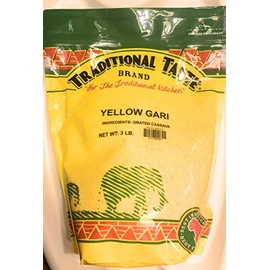 Gari-Cassava Grits 3 Lbs (yellow gari)