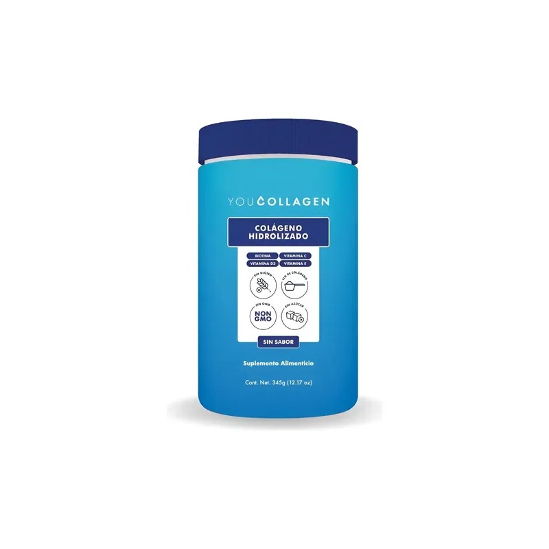 You Collagen Colageno Hidrolizado Con Biotina Vit D 345g Sfn