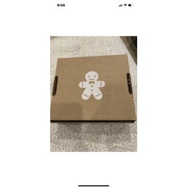 Lodge 2018 Lodge Cast Iron Skillet Christmas Ornament Gingerbread Man NWT Mint