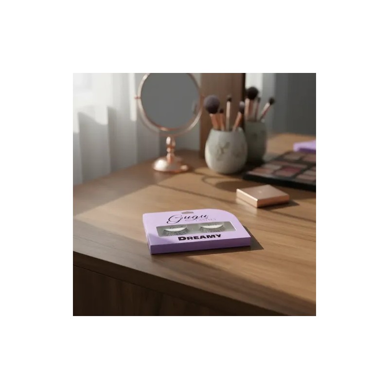 Pestañas Gugu Lashes D02 Hipoalergénicas, Modelo Natural