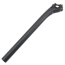 RXL SL Bike Seatpost Carbon Fiber Seat Post Offset Bike Seat Post 25mm Mountain Bike Seatpost Bicycle seatpost Cycling seatpost Full Carbon Black UD Matte (31.6x400mm)