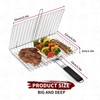Portable Grill Baskets WINHONW Bbq net BBQ Grilling Basket veggie