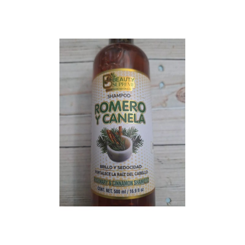 Shampoo de Romero y Canela 16.9oz Rosemary & Cinnamon