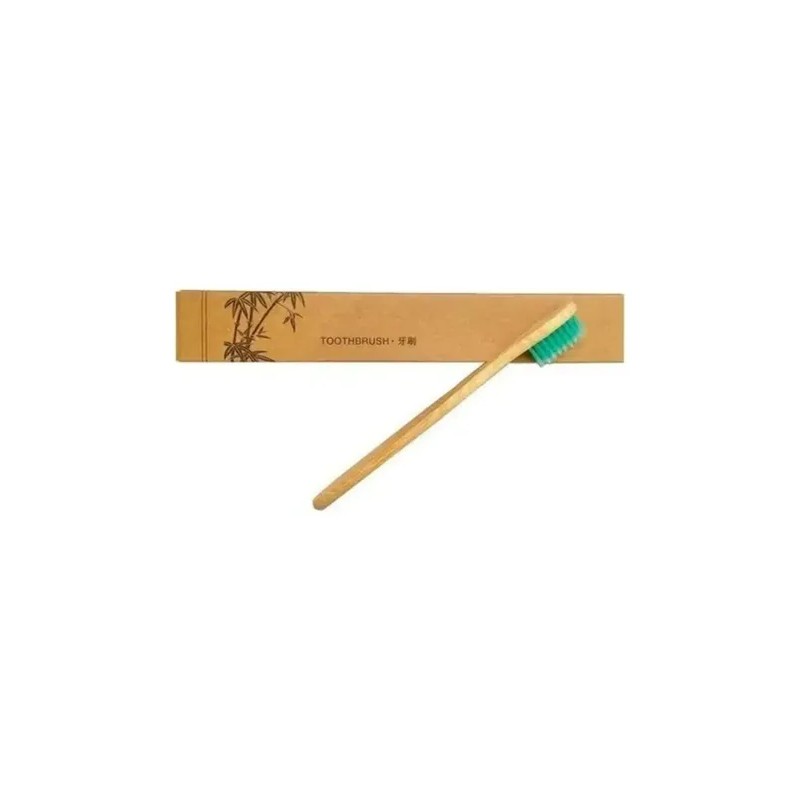 Paquete Cepillo Dientes Bambú Biodegradable Ecológico 30 Pz Color Infantil