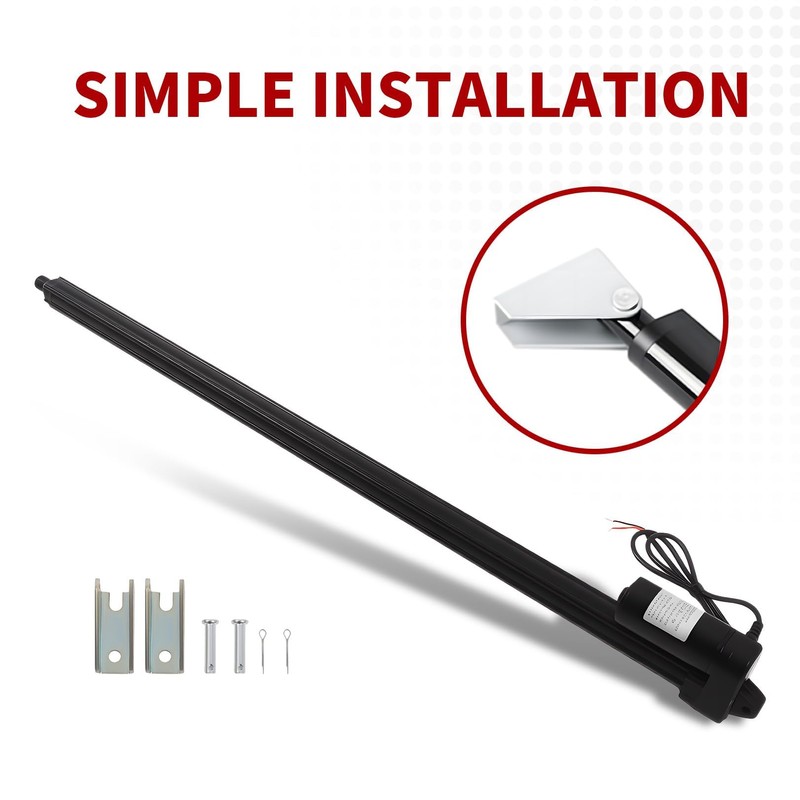 Nakkaa 30 Inch Linear Actuator Kit 12V Heavy Duty 440