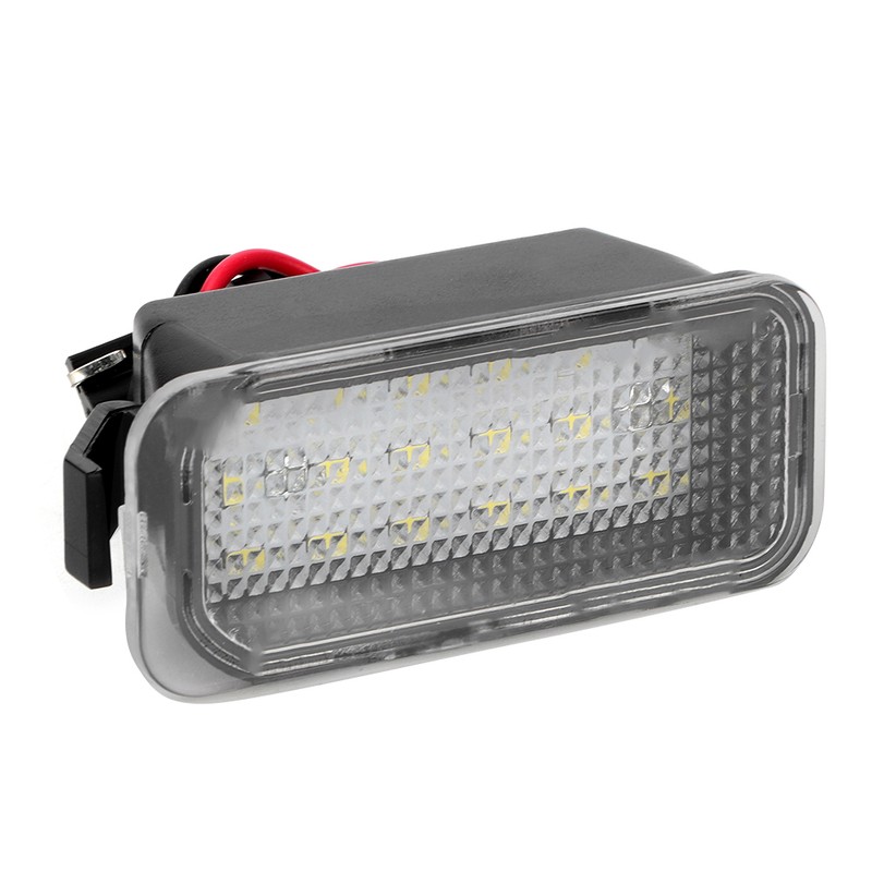 1 Pair DC12V 3200K 18 LEDs Number Plate License Panel
