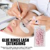 Eyelash Glue Rings - Eyelash Extension Glue Holder Lash Glue