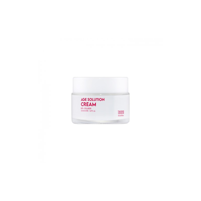 Ten Zero Age Solution Cream 50ml Elasticity Moisturizing Wrinkle Improvement