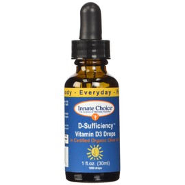 Innate Choice D Sufficiency Liquid Vitamin D3, 1 Fluid Ounce