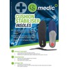 CS MEDIC , Unisex Adult Orthotic Insoles Black - Black