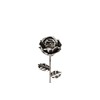 Forging Art Bcn® Hand Forged Eternal Wrought Iron Rose (Silver)
