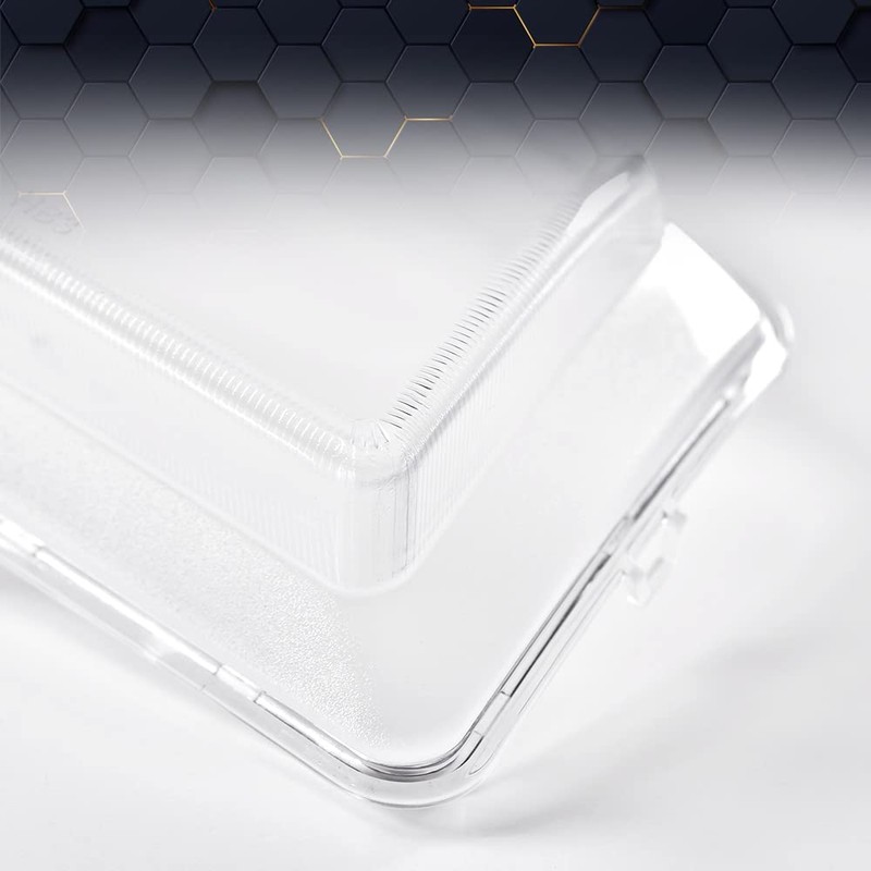 PIT66 Headlight Lens Cover Compatible with Chevy Silverado 2003-2007 Clear