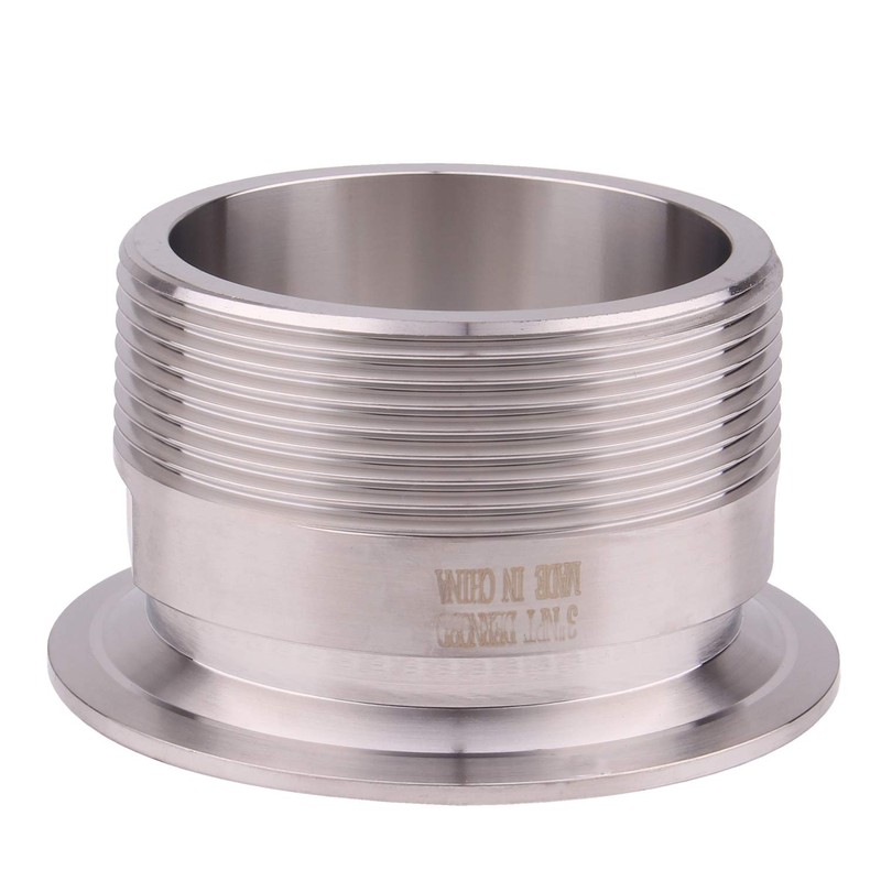 DERNORD 3'' Tri clamp Adapter to 3 inch MNPT Thread