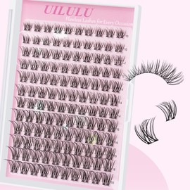 Natural Lash Clusters 10-18mm Mix D Curl DIY Extension Eye Natural Lashes False Wispy EyeLash Cluster (U26 Eyelashes Only)