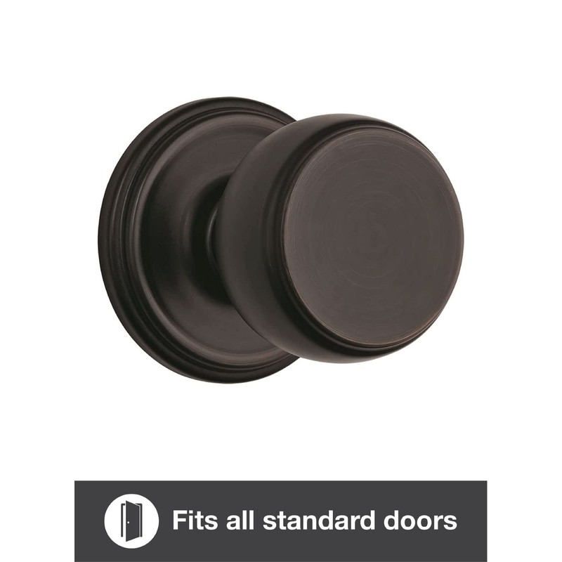 BRINKS - Ganyon Interior Keyless Hall Closet Door Knob, Tuscan