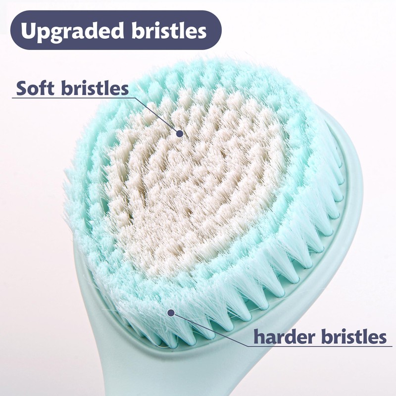 BEDELITE Back Scrubber for Shower - Long Handle Bath Brush