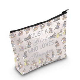TGBJE Rabbit Themed Makeup Bag Cartoon Fans Cosmetic Pouch Animal Lover Gift (C Rabbit Bag)