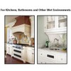 2 Pcs Ventilation Grille Cover, 150mm*300mm Black Aluminum Alloy Air