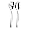 Lou Laguiole Jet 2 251300V000A23 Salad Servers 18/0 Stainless Steel