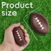4Pcs Mini Foam Footballs Brown Football Stress Ball Squishy Football