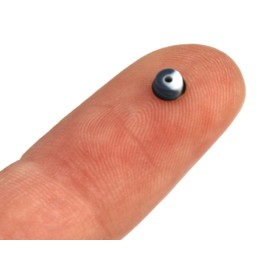 Teak Tuning Bubble Bushings Pro Duro Series in Black and White Swirl - Medium (71A) - Custom Molded Fingerboard Tuning