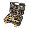TOLSEN Tool Set Home Mechanic Tool Kit, Screwdriver,Hammer, Ratchet, Drill