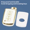 2Pcs for Toyota Key Fob Cover,Premium Soft TPU 360 Protection