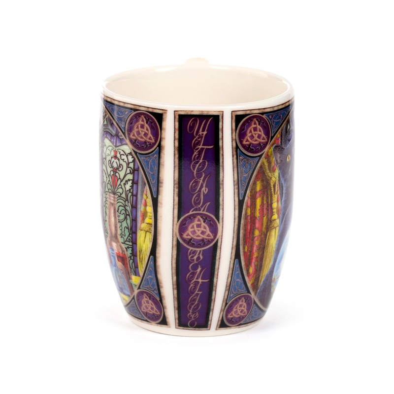Puckator Tazza in Porcellana 300ml - Witch's Apprentice Cat -