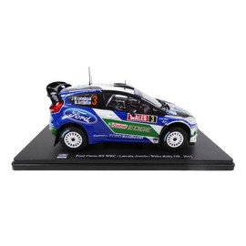 OPO 10 - Miniature car reproduced in 1/24 scale compatible for FORD FIESTA RS WRC - LATVALA Wales Rally GB 2012 - RVQ20