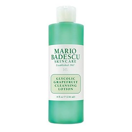 Mario Badescu Glycolic Grapefruit Cleansing Lotion for Combination and Oily Skin | Exfoliating Toner that Deeply Cleans |Formulated with Glycolic Acid & Grapefruit Extract| 8 FL OZ