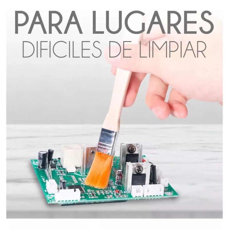 Celmex 10pzs Brocha Madera Limpieza Teclado Pc Celular Antiestática