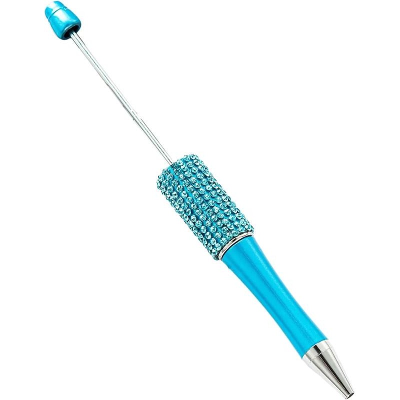 7 Pens Rhinestone Beadable Pens WHOLESALE BULK Beaded Ballpoint Pen
