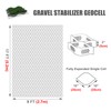 MIWOOYY 2" Thick Gravel Ground Grid 9ft x 17ft -