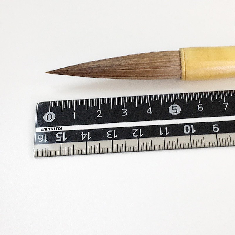 Makiso Asuka Brush, Thick Brush, No. 4, Yumedono Half Paper