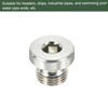 YOKIVE 3 Pcs M10 x 1 Pipe Plug, Male Thread