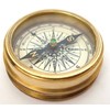 Robert Frost Poem Compass Brass Pocket Compass - Watch Type