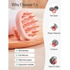 HEETA Scalp Massager Hair Growth, Scalp Scrubber with Soft Bristles,