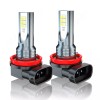 CHUSYYRAY 2pcs Extremely Bright Xenon White Fog Lights LED Bulbs