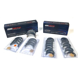 J MARTIN AUTO Standard Size Performance XP Series Rod and Main Bearings Compatible with Chevy SBC 327 Large Journal, 305 & 350 Engines.