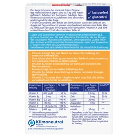 Doppelherz Augen Extra Tag + Nacht - Vitamin A trägt Tag und Nacht zur Aufrechterhaltung der normalen Sehkraft bei - 30 Kapseln