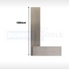 Dunnet Tools Engineers Square 4" / 100mm Durable Right Angle