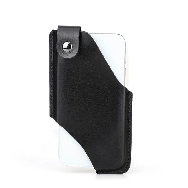 Hiram Leather Mobile Phone Holster Universal Hasp Waist Bag with