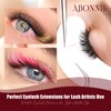 Colored Lash Extensions, 32 Rows Cashmere lash extensions, 0.07 D