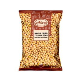 Aiva Dried Yellow Peas Whole, Dried Yellow Matar Or Vatana - 4 lb