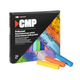 CMP POLICROMI GESSI INTENSI PER ARTISTI, 24 PEZZI