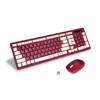 Wireless Keyboard and Mouse Combo, Reccazr 2.4G Full-Sized Keyboard and